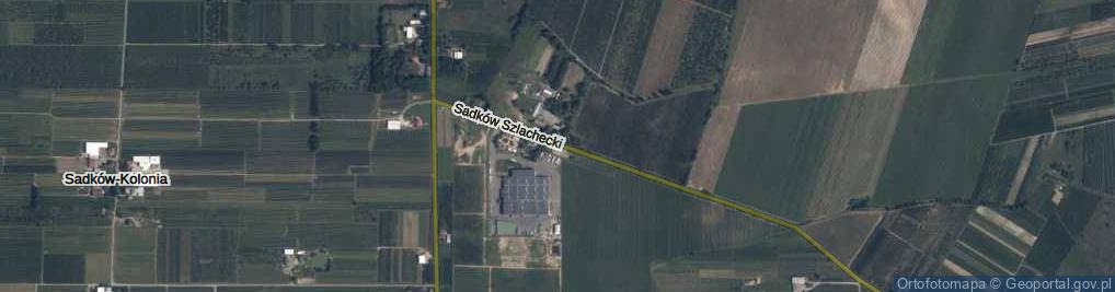 Zdjęcie satelitarne Sadków Szlachecki ul.